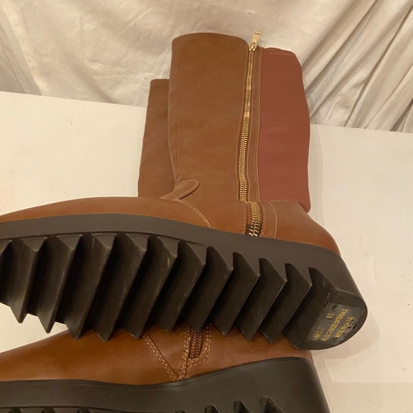DB DK fashions brown kneehigh boots 5.5 NWT - Picture 6 of 8